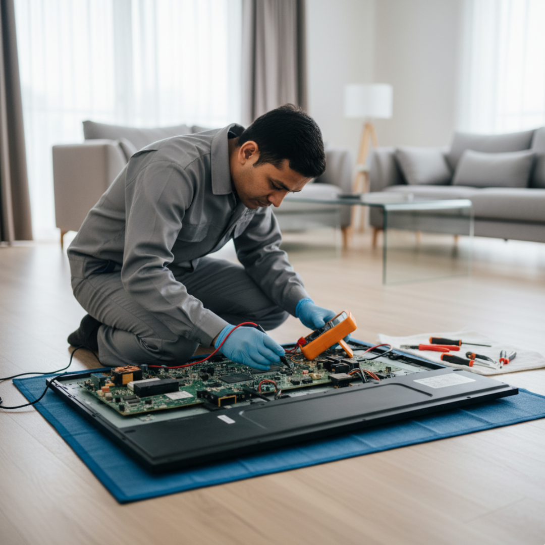 Professional TV repair service