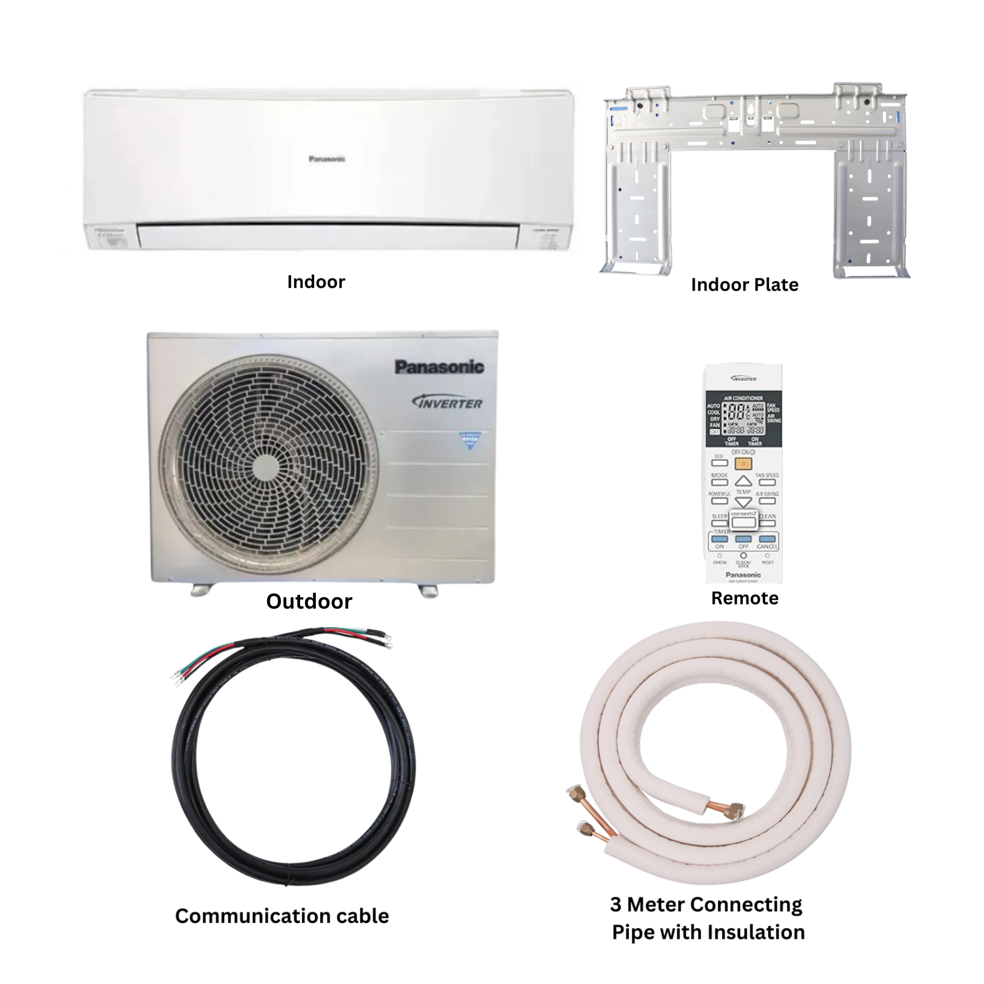Panasonic 2.0 Ton Wall Mount Inverter Type Air Conditioner