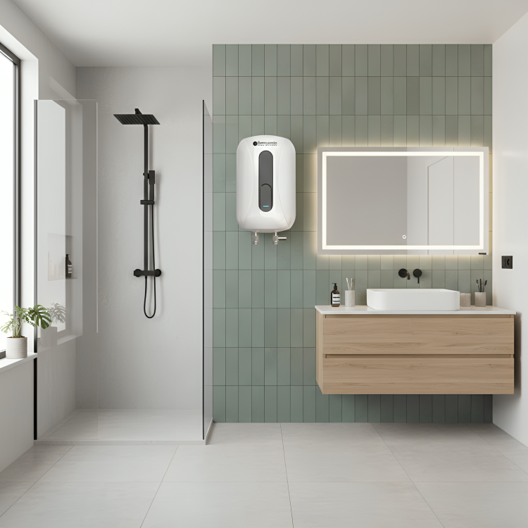 Bencardo  10L Storage Water Heater-Cylindrical Digital Geyser -  NovaTherm
