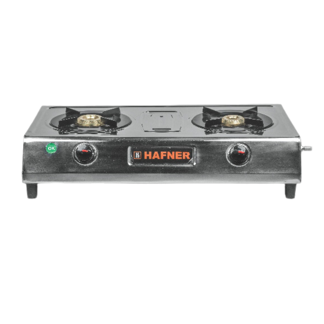 Hafner 2 Burner SS Cook Top - SS COOKTOP SILKY 
