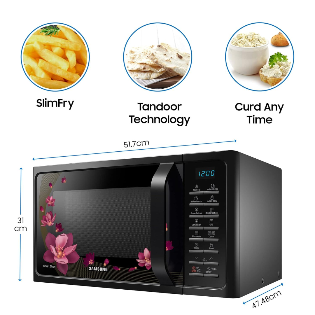 Samsung 28 Liters Convection Microwave Oven - MC28H5025VP/TL 