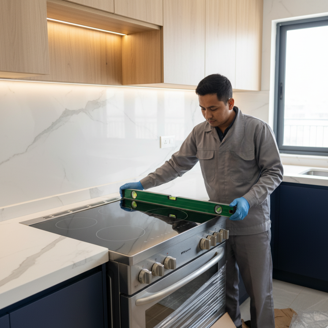 Professional Cooking Range Installation