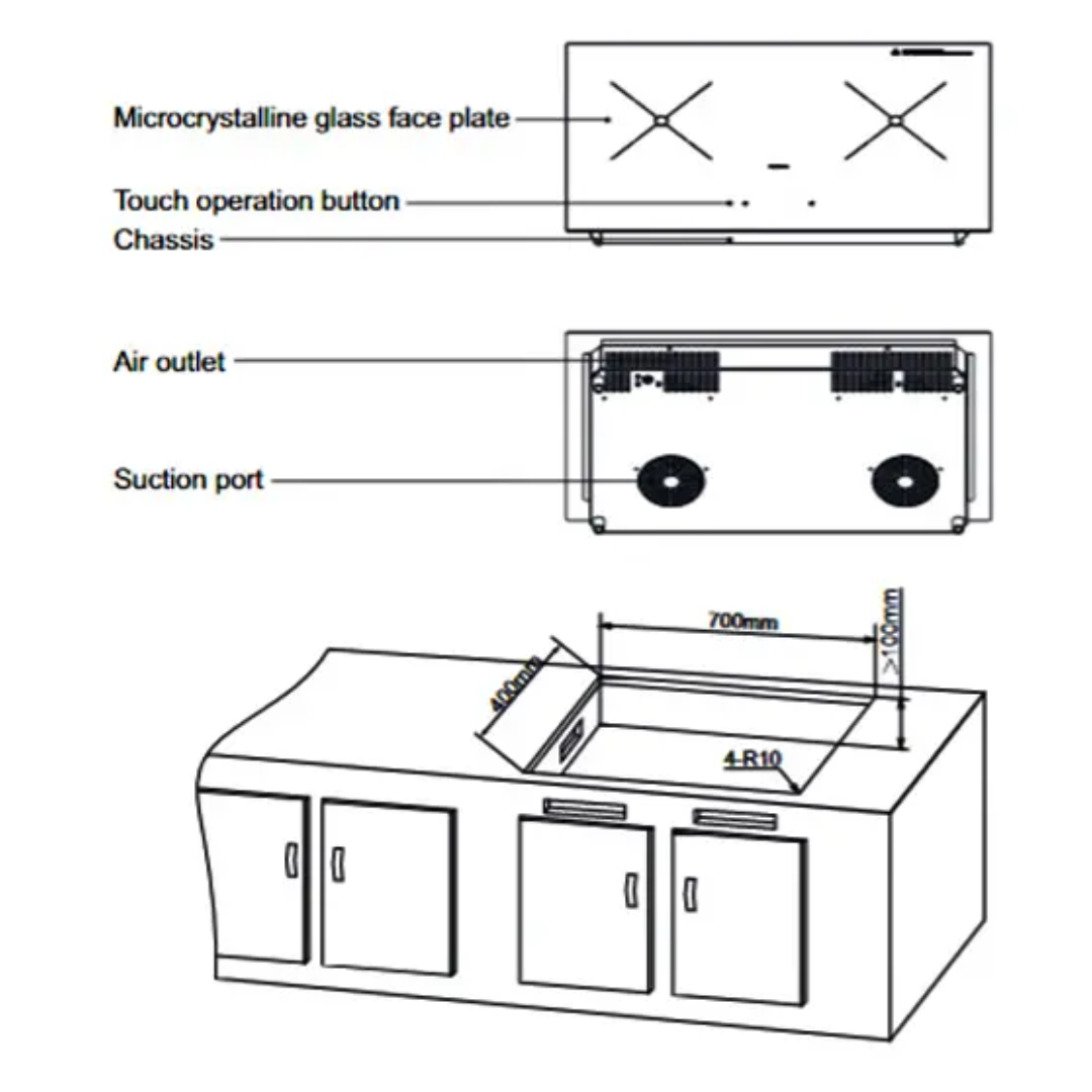 Robam Induction CS34-W2985