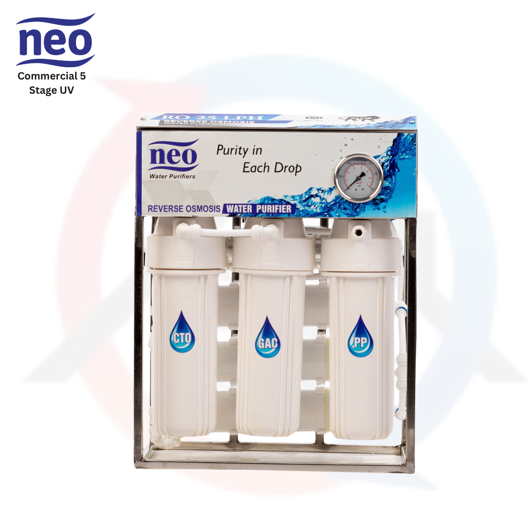 Neo 6-stage purification Water Purifier - 25 LPH RO + UV 