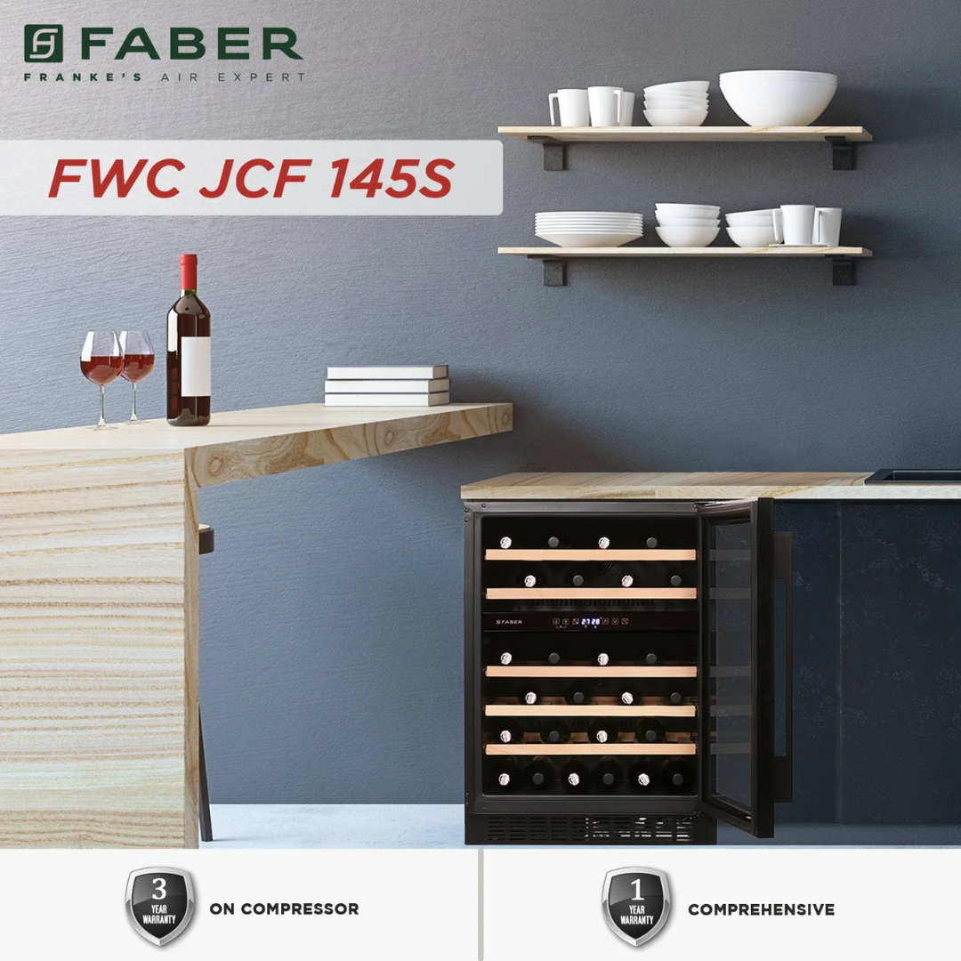 Faber 46 Bottle Capacity Wine Chiller - FWC JCF 145S