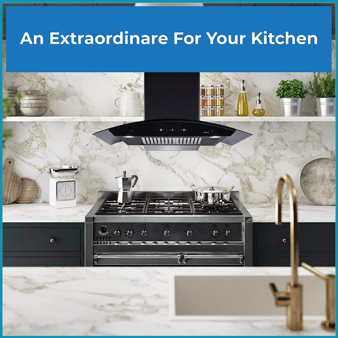 Elica 4 Burner 70 cm Hexa Ind Lotus Series Flexi Hob-Top 