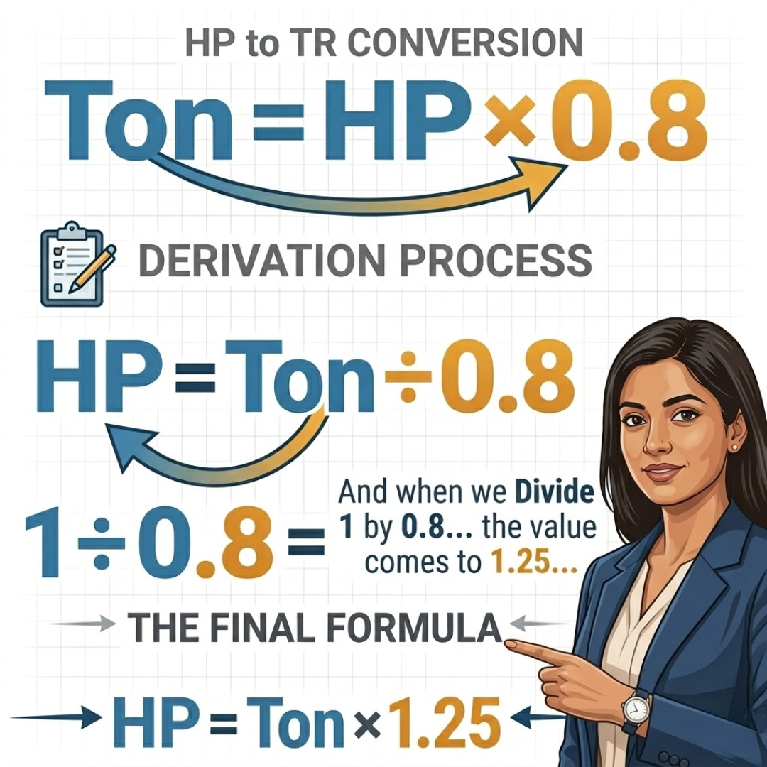 HP to Ton Conversion Chart