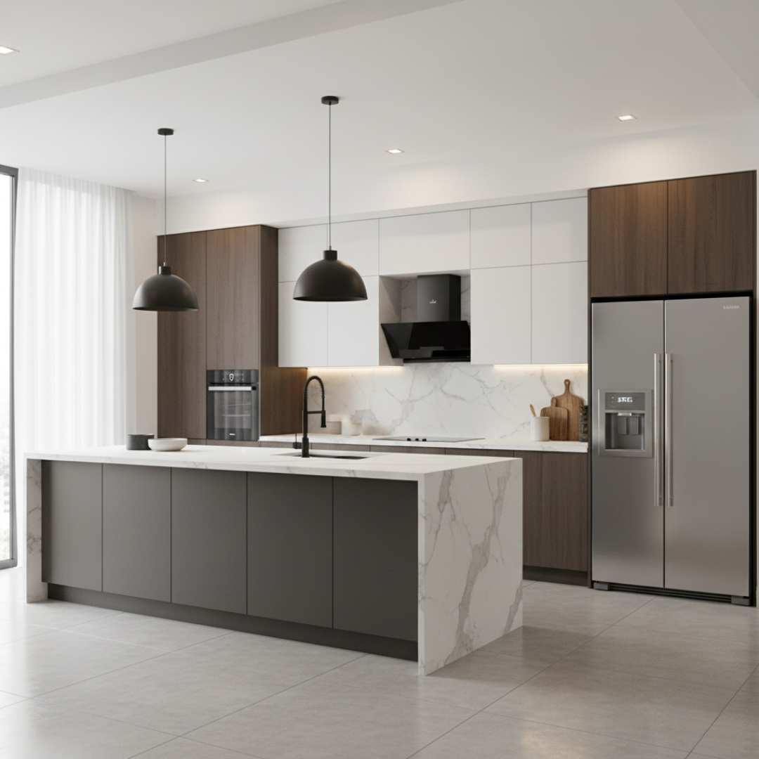 Cantae 90 CM Thunder BLDC Kitchen Chimney - HC SC FL BK 90