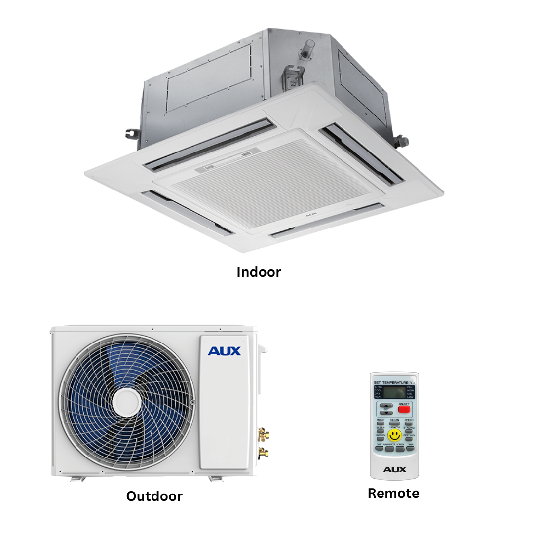 AUX 2.0 Ton Ceiling Cassette Air Conditioner - ALCA-H24/4R1E2A-R