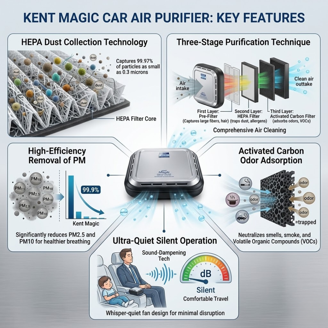 Kent Magic Car Air Purifier