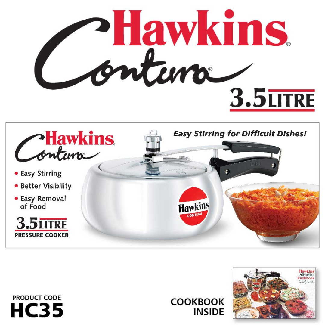 Hawkins Contura 3.5Ltr Pressure Cooker - HC35