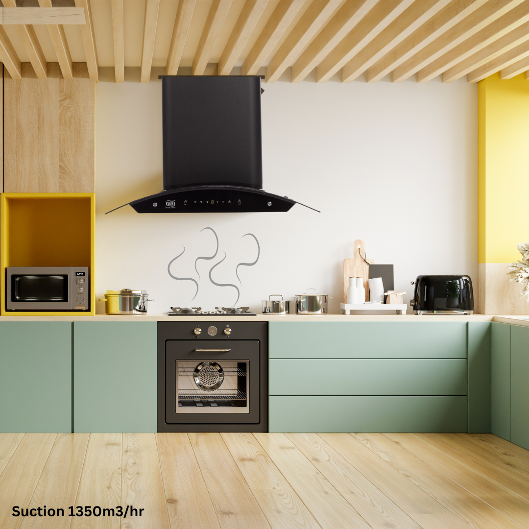 Neo 90 cm Filterless Wall Mount Chimney - Elite  