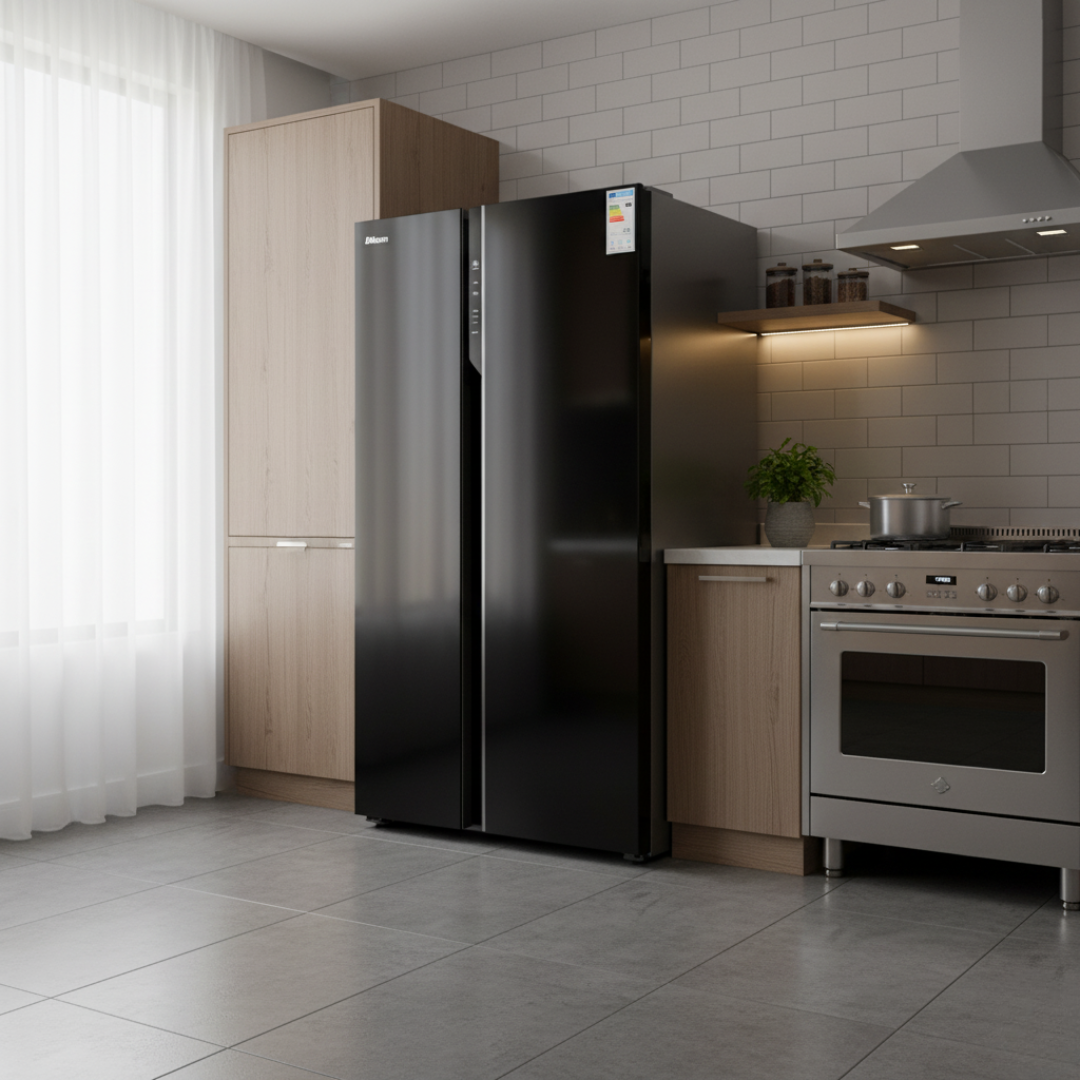 Dikom 625L Side by Side Refrigerator - TBG-2DO-625DK-WG