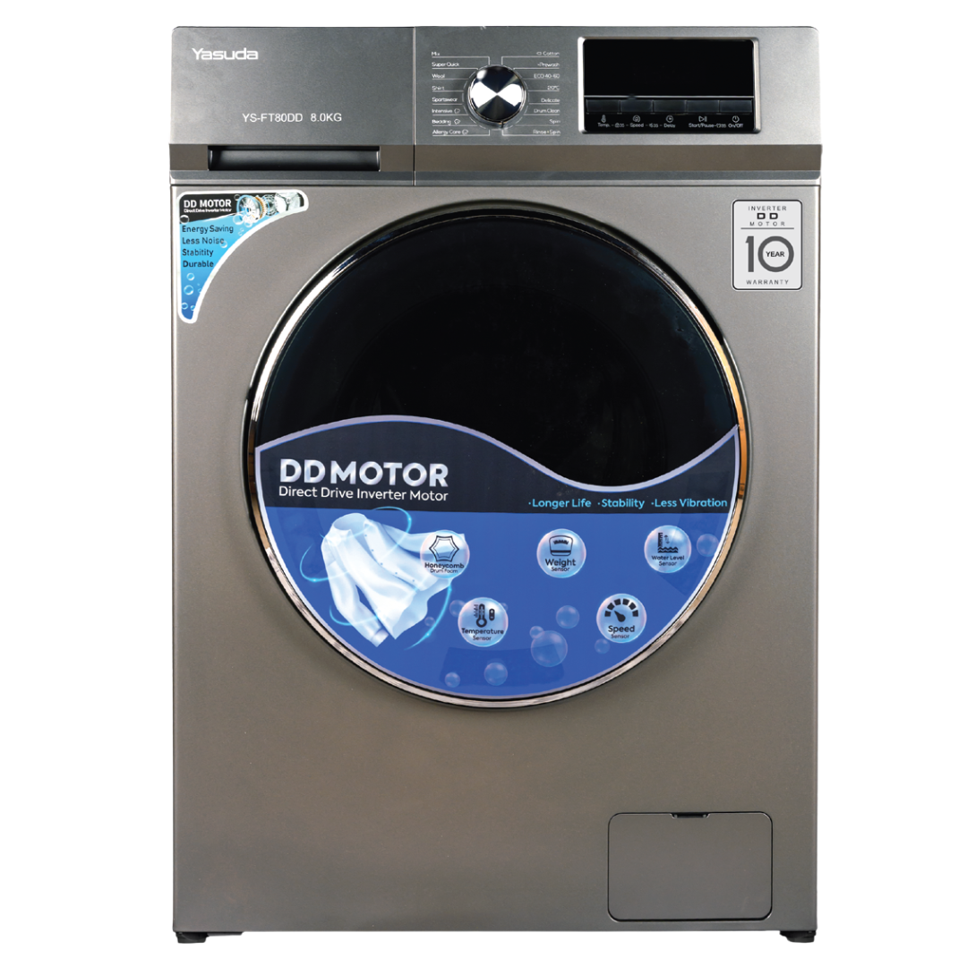 Yasuda 8.0 Kg Front Load Washing Machine - YS-FT80BD