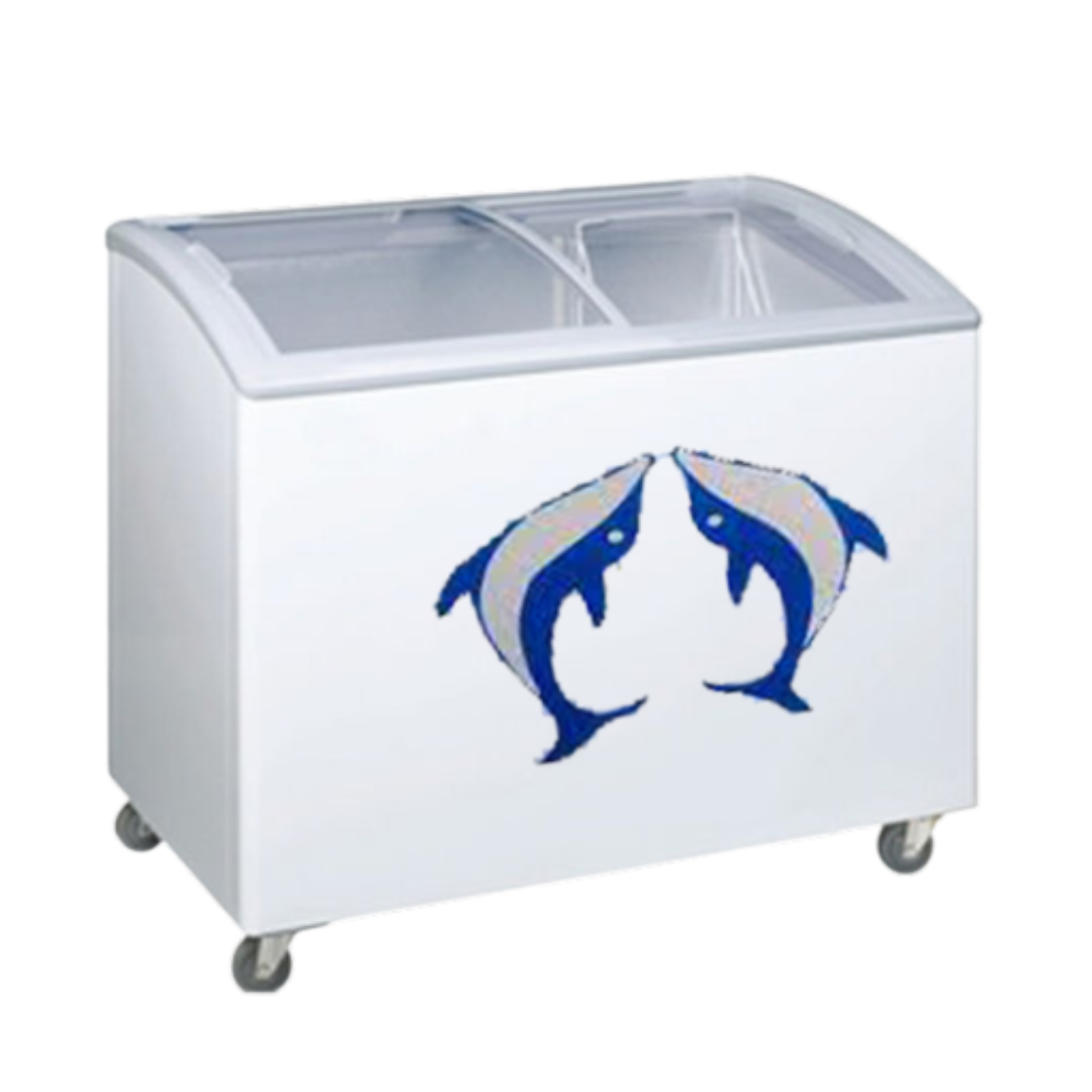 Golden 182 L Curve Glass Chest Freezer - SD182 LTR