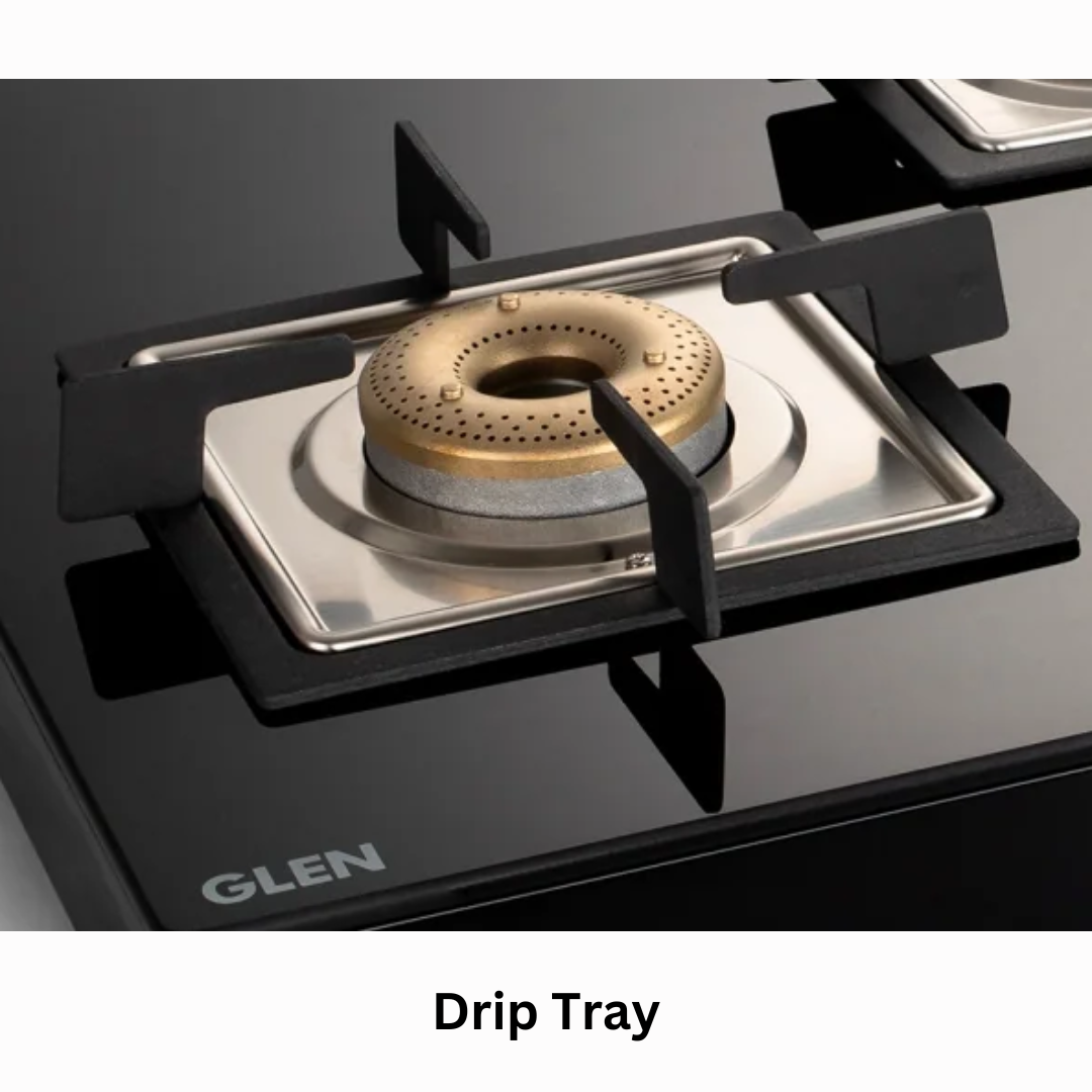 Glen 3 Burner Forged Brass Burner Cooktop - BH 1073 XL SQ FS FB BL AI