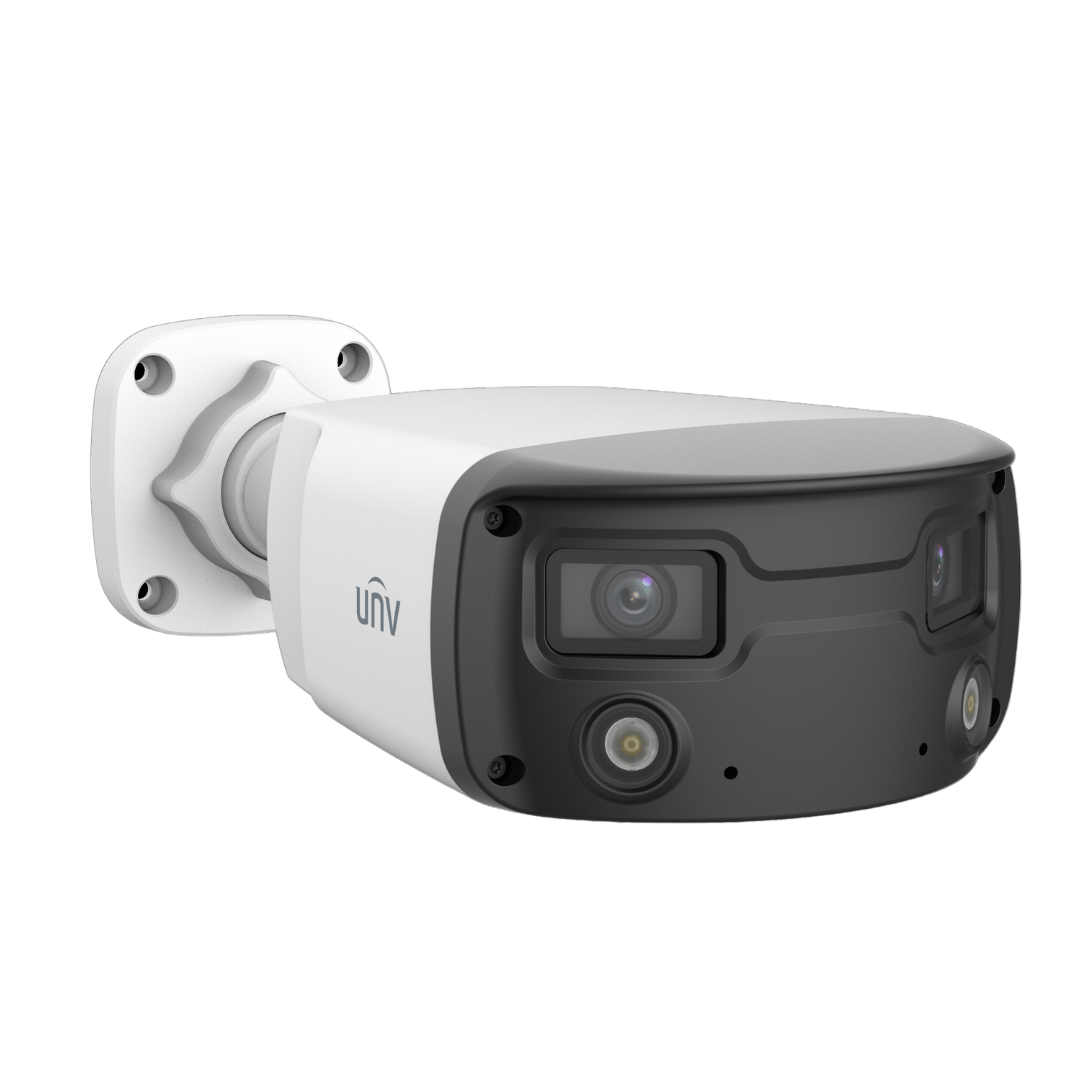Uniview 4 MP Dual Lens ColorHunter Bullet IP Camera - IPC2K24SE-ADF40KMC-WL-I0
