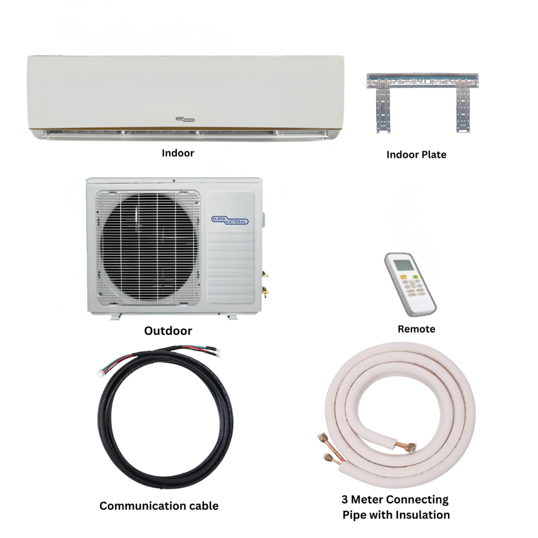 Super General 1.0 Ton Inverter Wall Mount Air Conditioner - SGST1203R