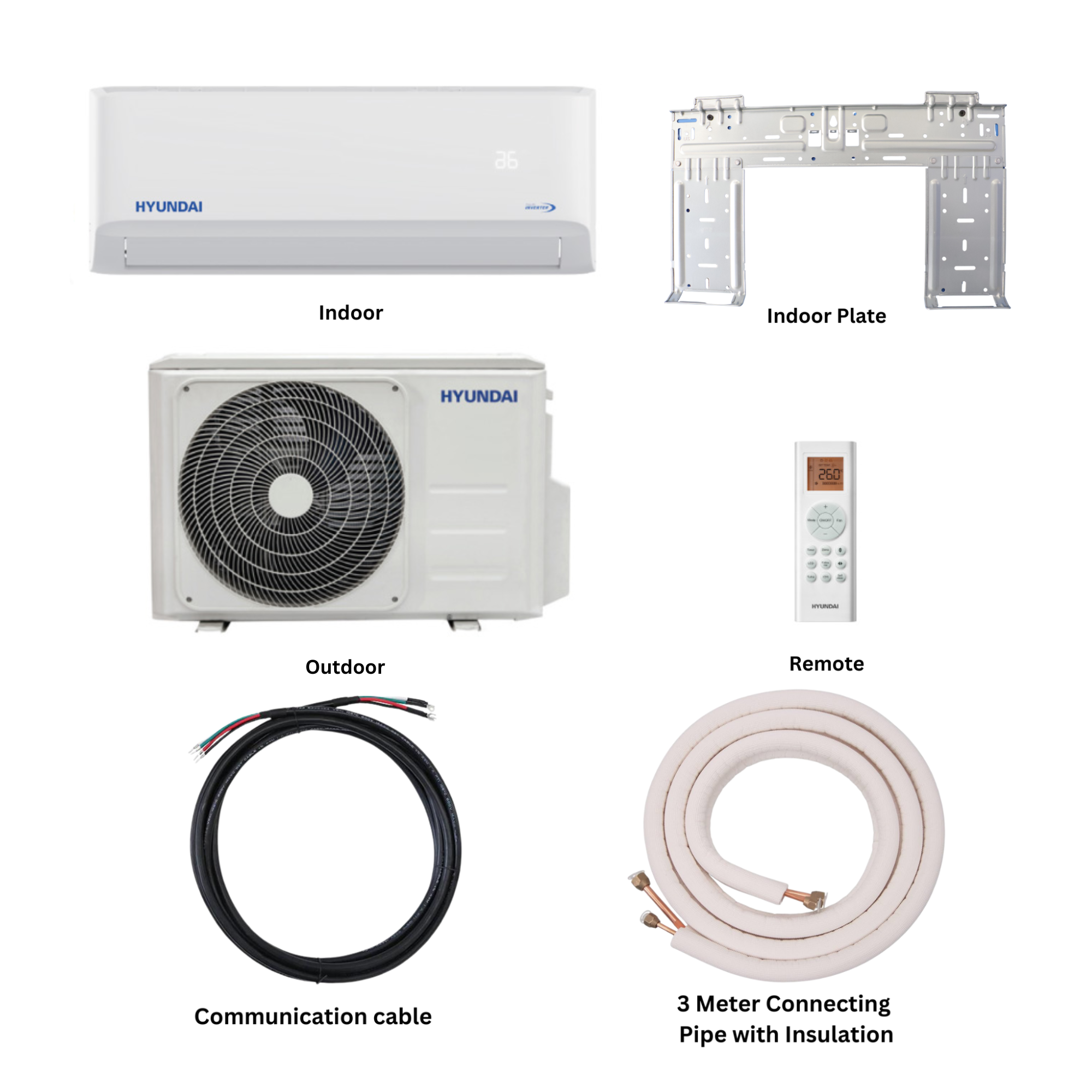 Hyundai 1.5 Ton DC Inverter Wall Mount Smart Air Conditioner