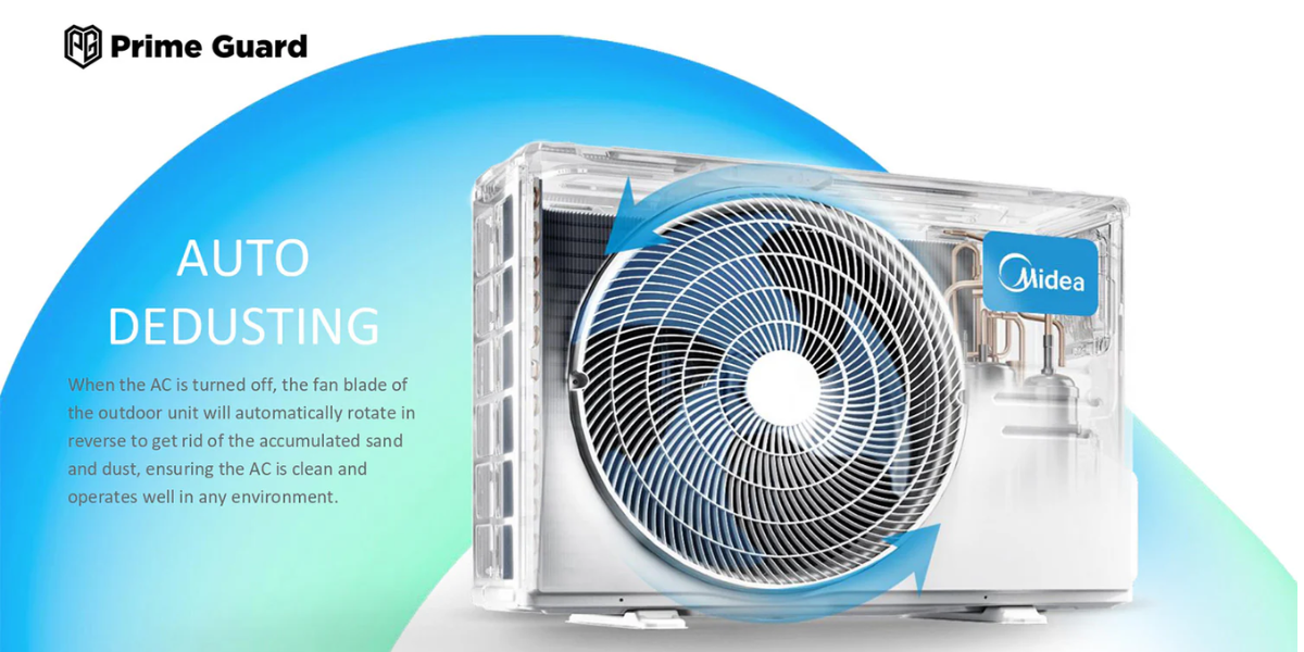Midea 1.0 Ton Xtreme Plus Inverter Air Conditioner - MSEZBU-12HRFN8
