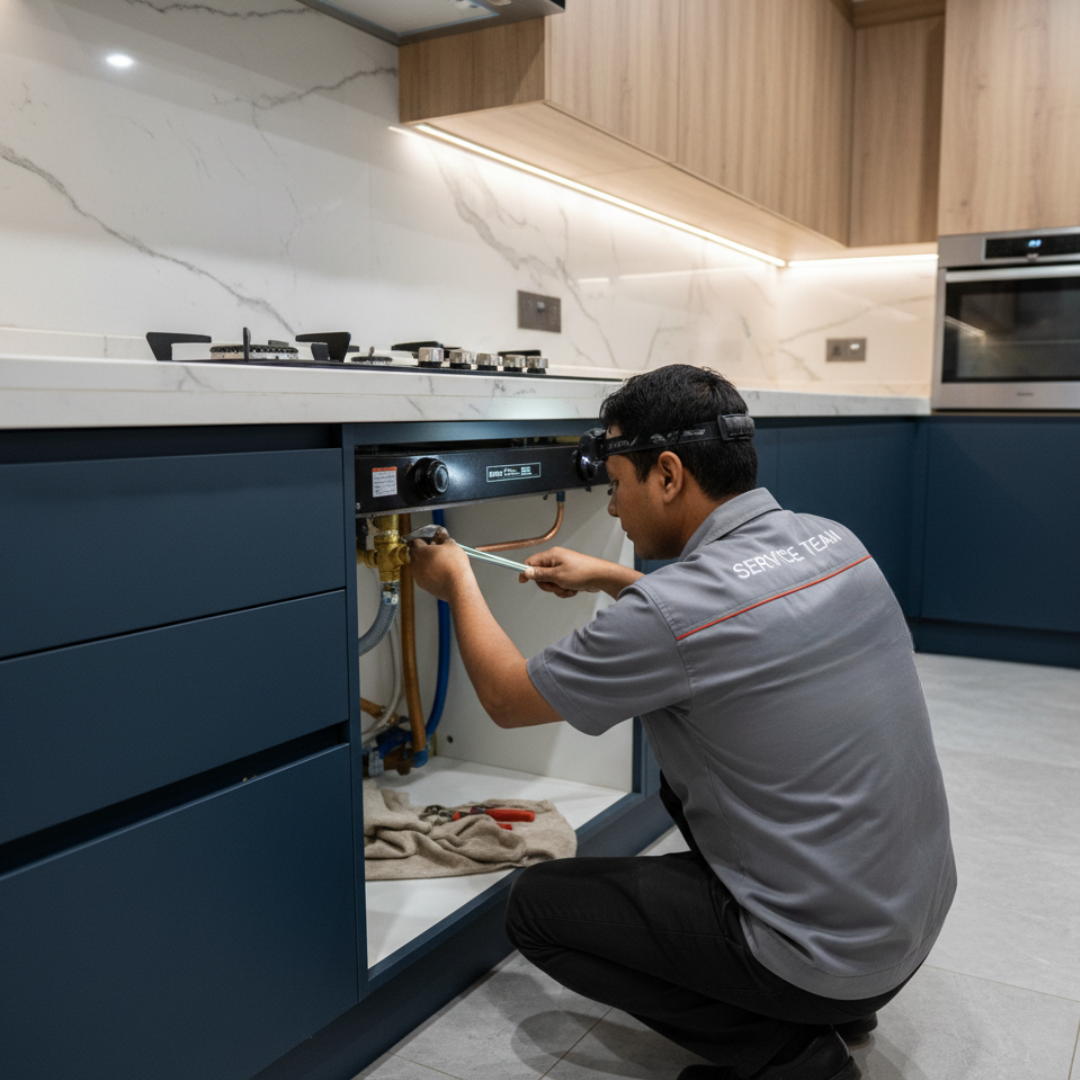 Professional Gas Hob Installation