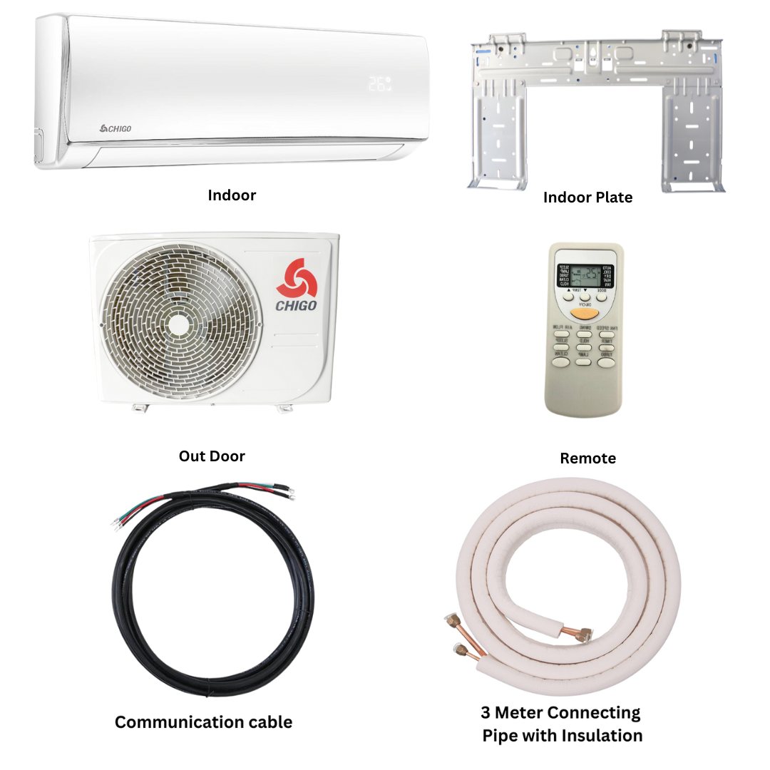 CHIGO 1.0 Ton Non-Inverter Wall Mount Split Air Conditioner