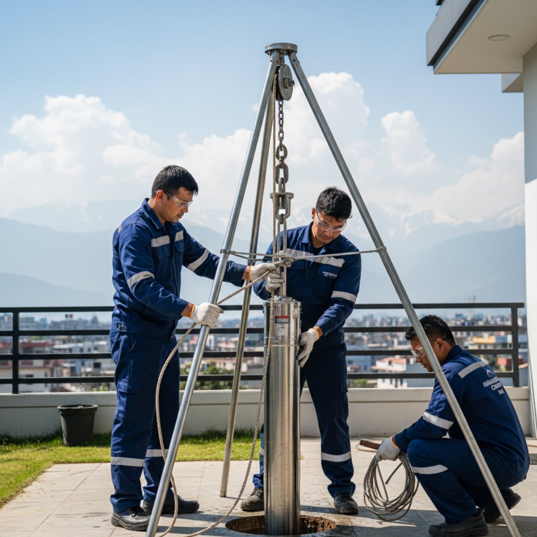 Professional submersible pump repair Kathmandu