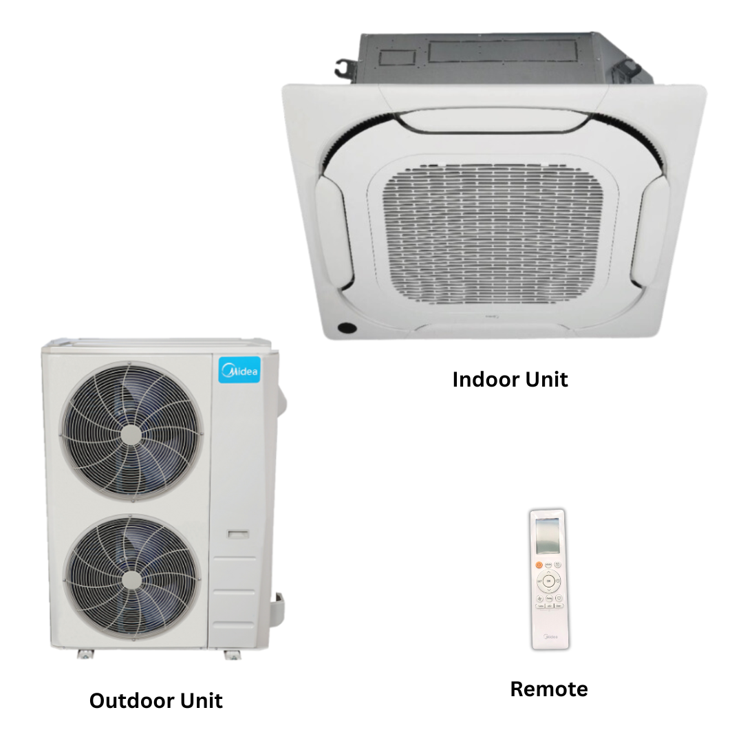 Midea 4.0 Ton Ceiling Cassette Non-Inverter AC
