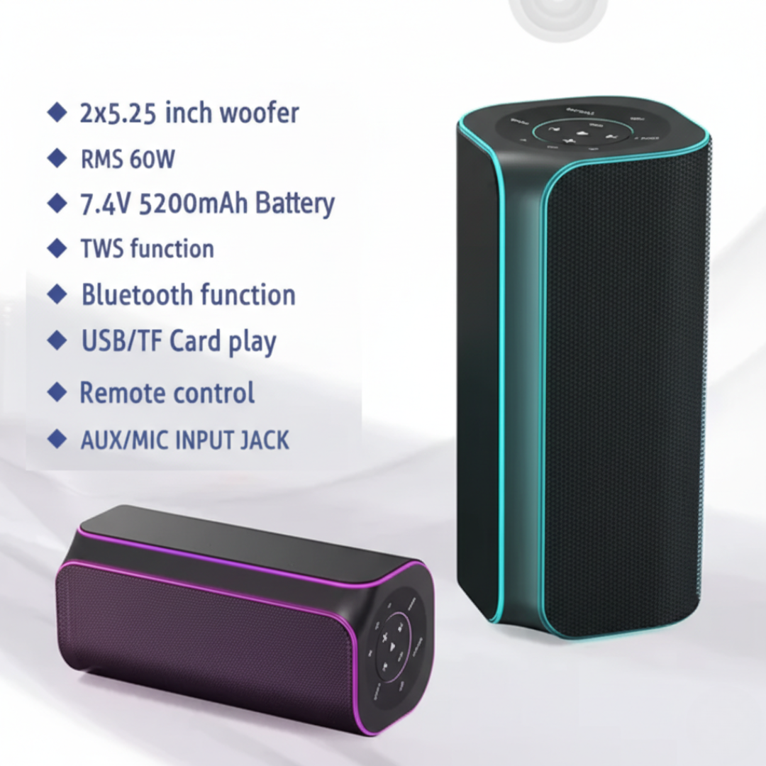 Yasuda Bluetooth Trolley Speaker With Mic - YS-10TF2