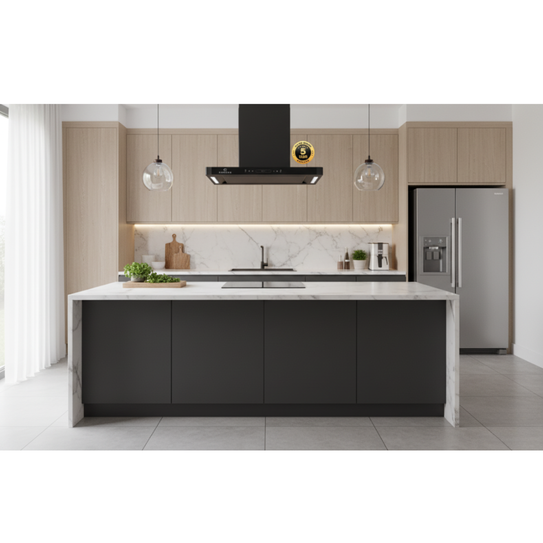 Cantae 90 CM Thunder BLDC Kitchen Chimney - HC SC FL BK 90