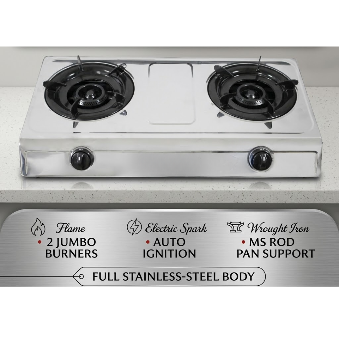 CG 3 Burner Auto Ignition Gas Stove - CGGS3BSC