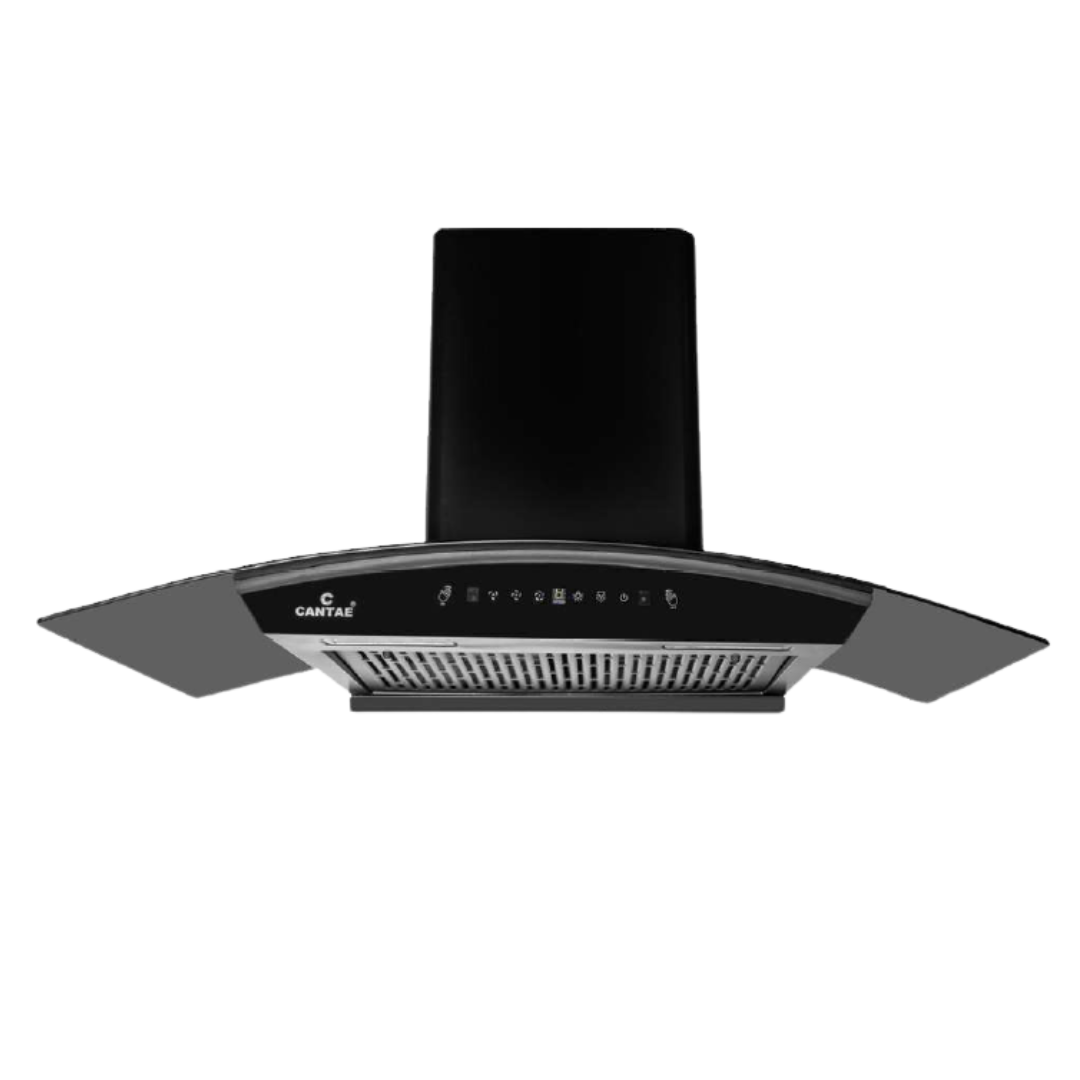 Cantae 90 CM Thunder BLDC Kitchen Chimney - HC SC FL BK 90