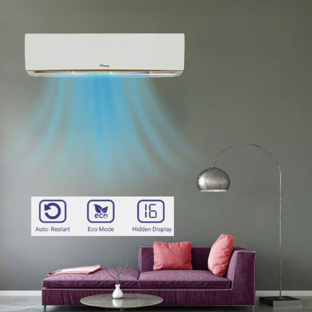 Super General 1.0 Ton Split Air Conditioner SGST1203R side view