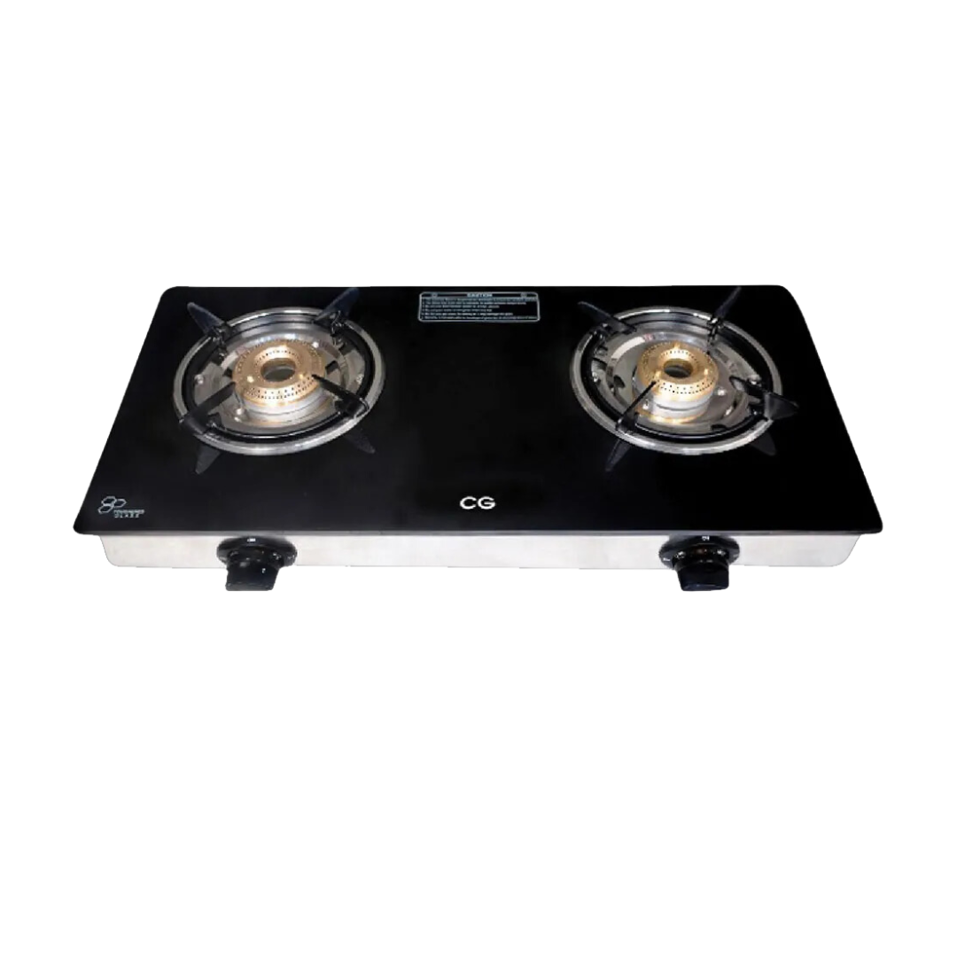 CG 2 Burner Glasstop Gas Stove -  CGGSDMCS 