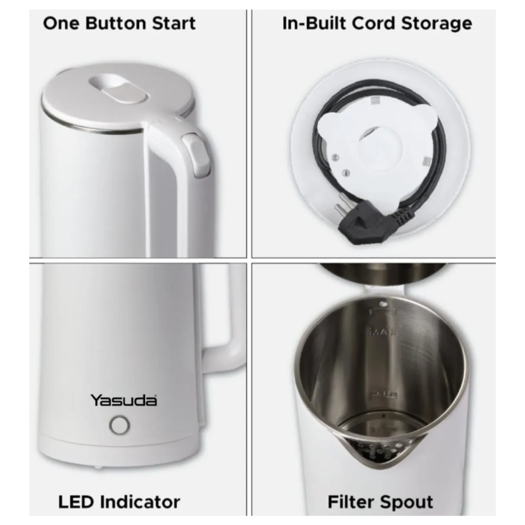 Yasuda 2.0 Ltr Stainless Steel Electric Kettle - YS-20A1