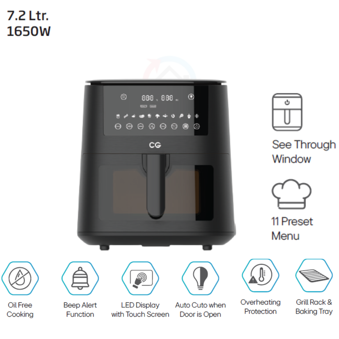 CG 7.2 L Air Fryer 1650 W - CGAF72D02