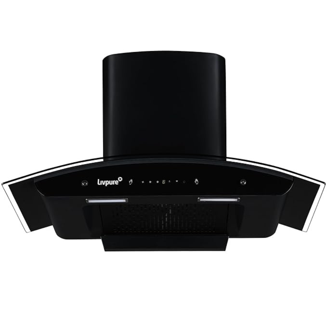 Livpure Curved Glass Kitchen Chimney - ADOR 90