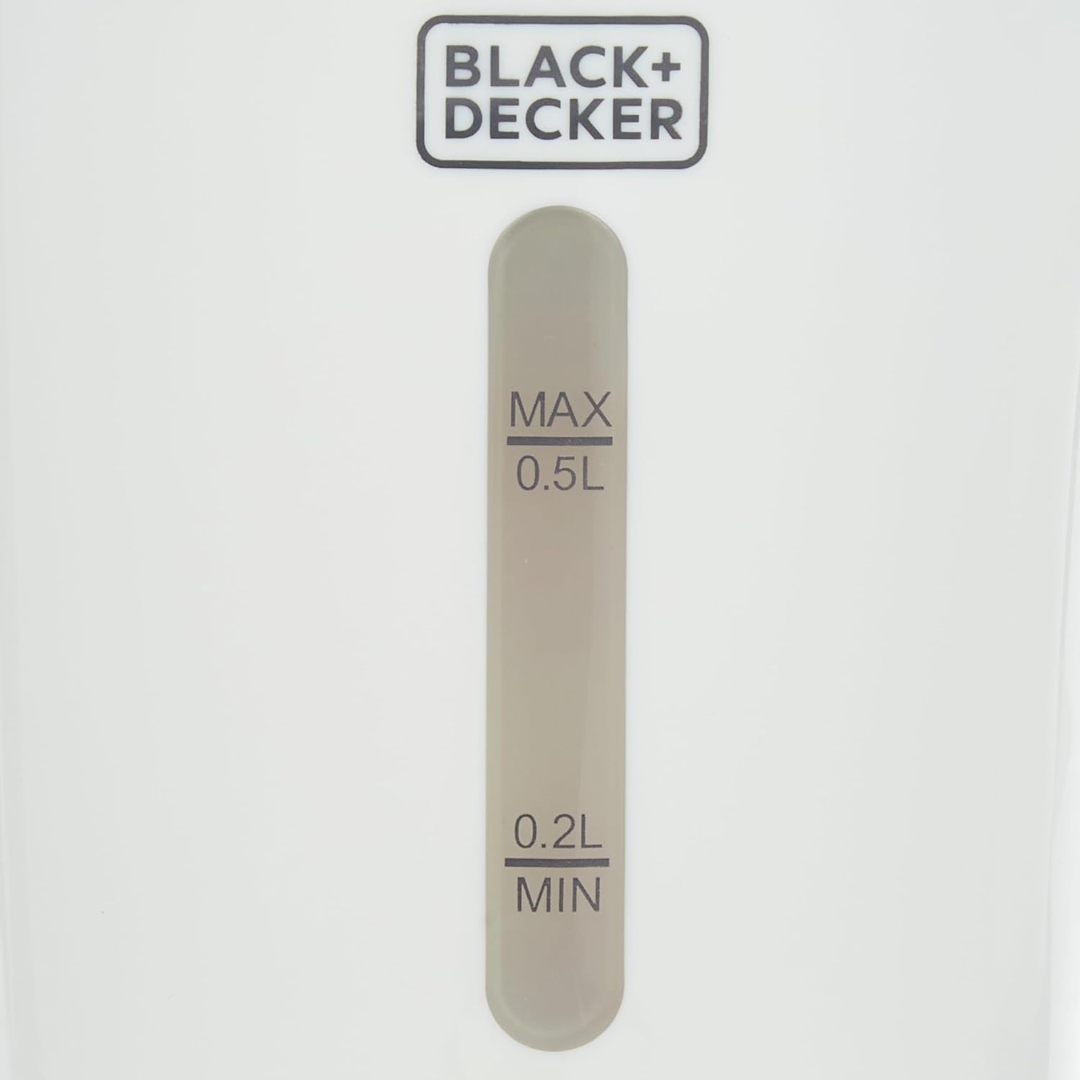 Black+Decker 0.5 L concealed heating Travel Kettle - TR250JA