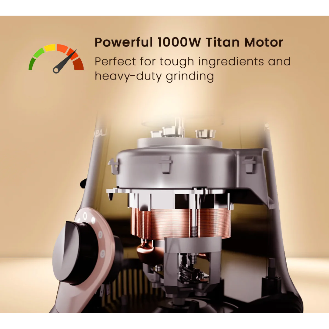 Bajaj Military Series Glamore 4 Jar 1000W Mixer Grinder