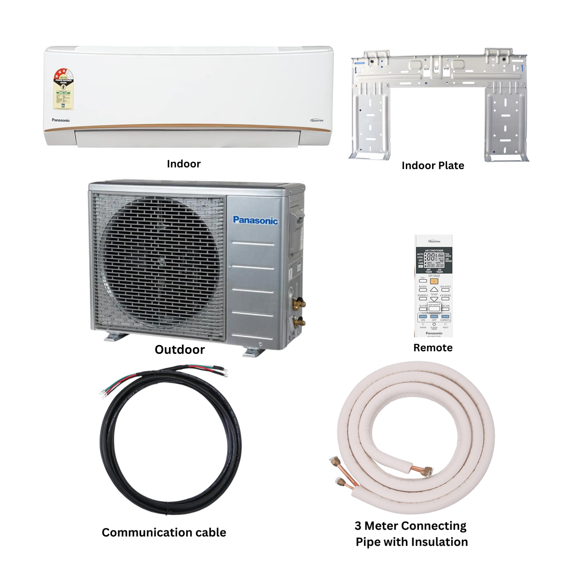Panasonic 2.0 Ton Inverter Type Wall mount Smart Air Conditioner - MirAIe