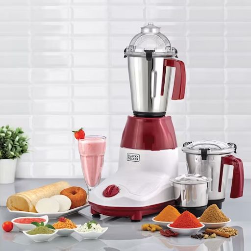 Black+Decker 750W Multi Function Mixer Grinder - MG750-IN