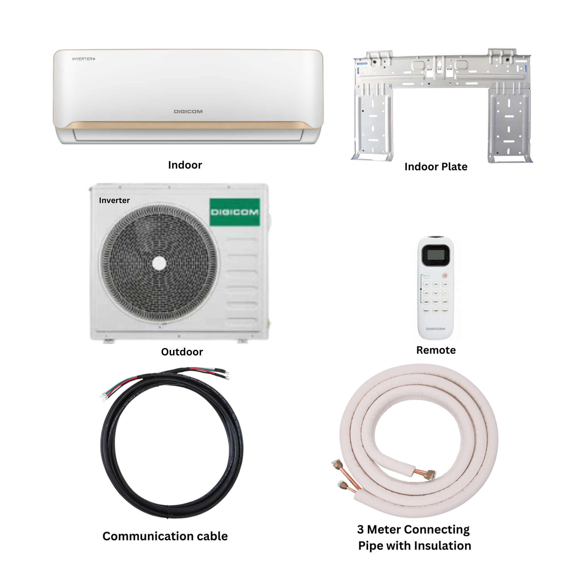 Digicom 2.0 Ton Wall Mount Air Conditioner