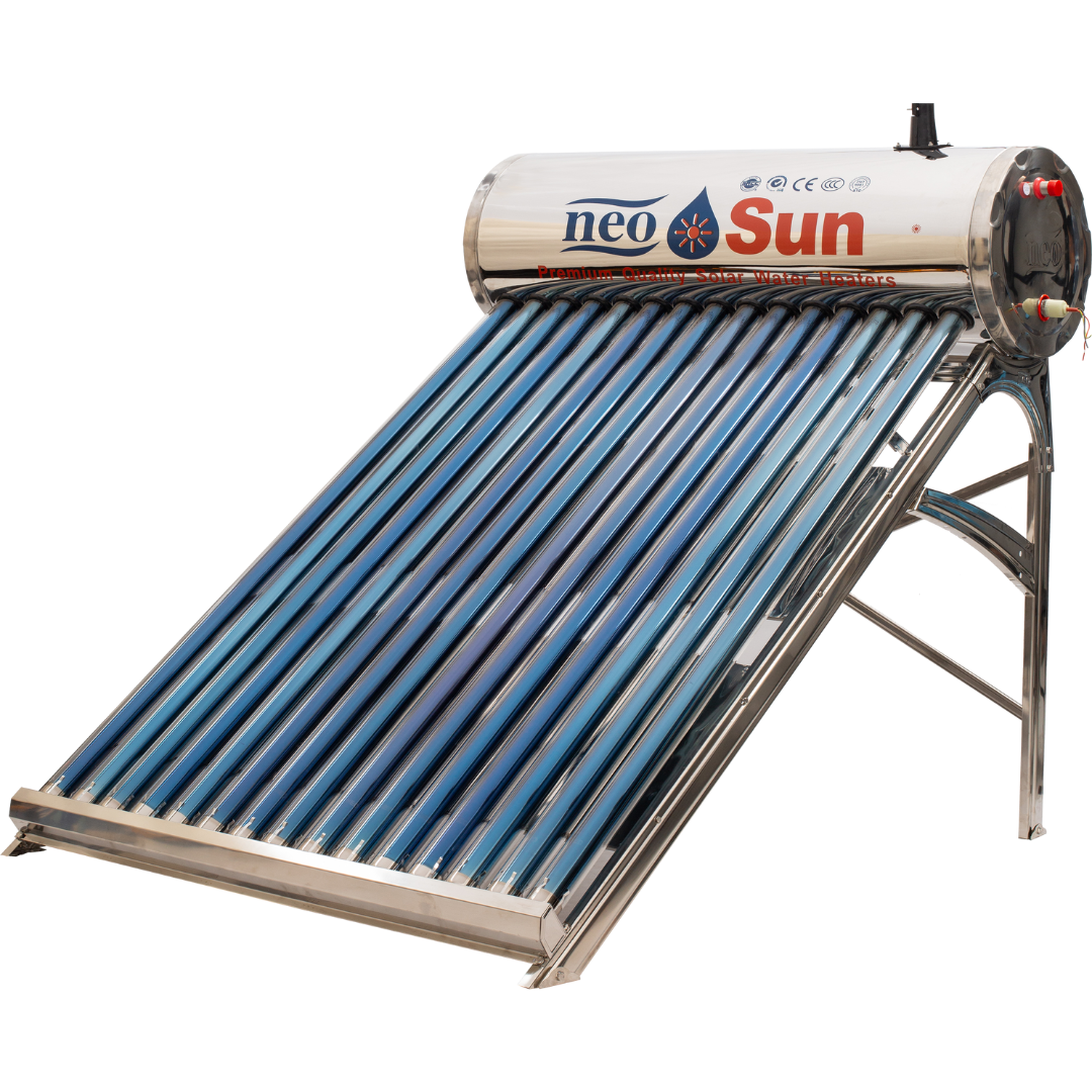 Neo 180 Litre 15 Tube Solar Water Heater - Neo Sun 