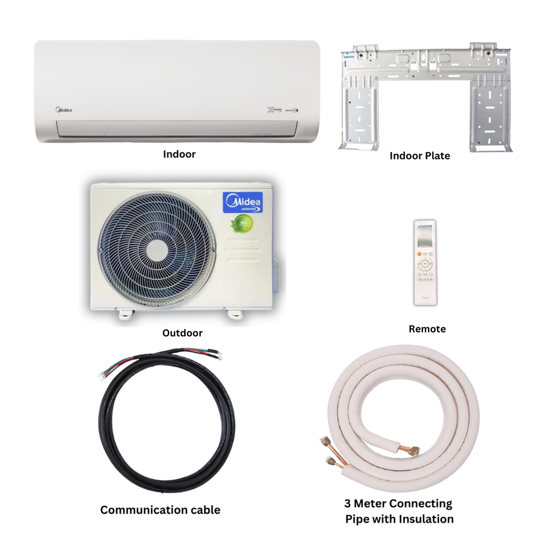 Midea 1.0 Ton Xtreme Series Inverter Air Conditioner with Wi-Fi