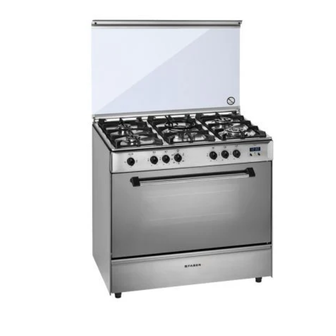 Faber 5 Burner Stainless Steel Auto ignition Cooking range