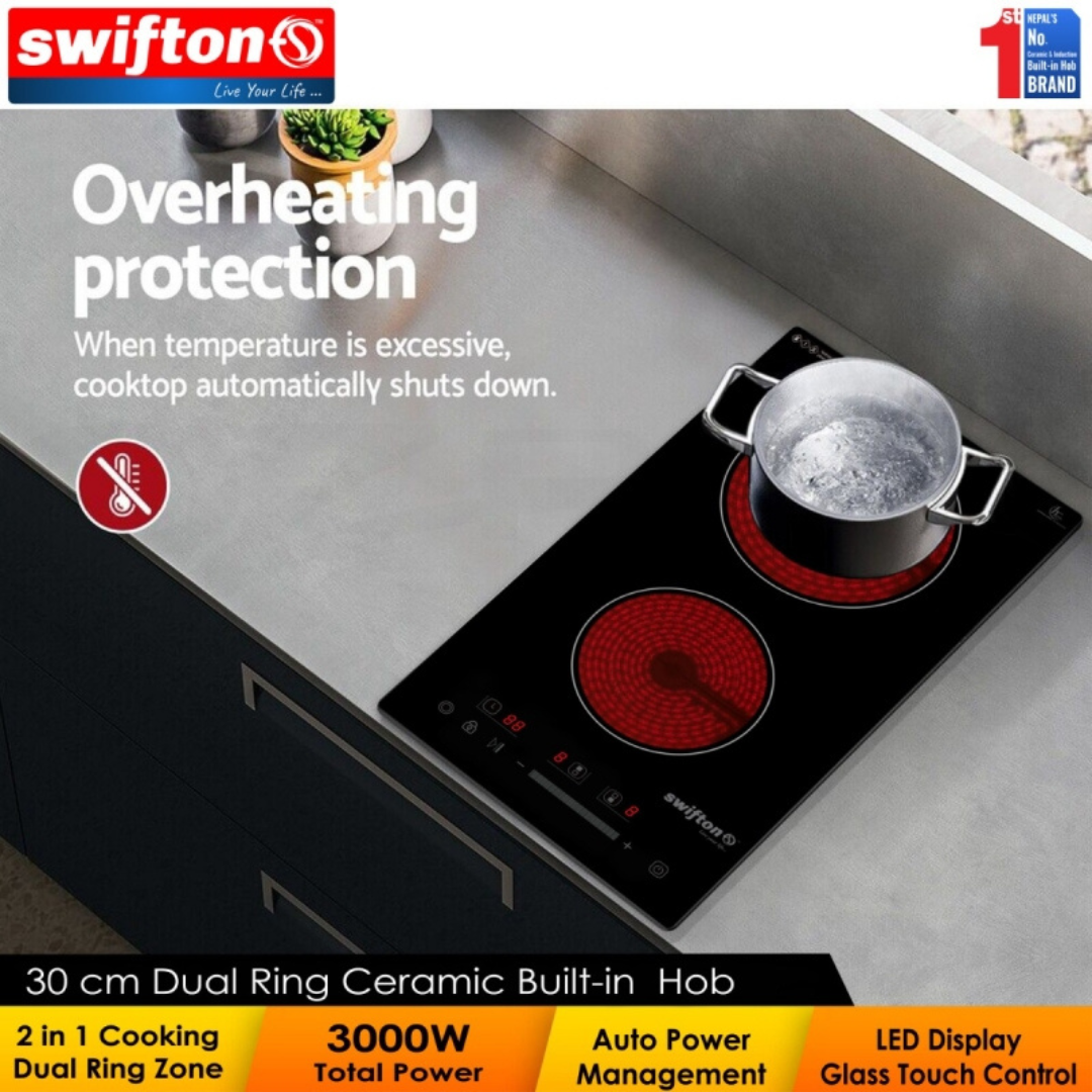 Swifton Single Zone Infrared Hob - SN-287CDH