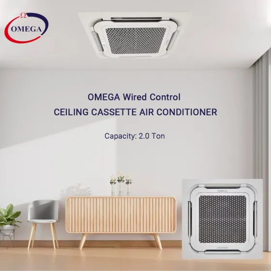 Omega 2.0 Ton Smart Air Ceiling Cassette Air Conditioner