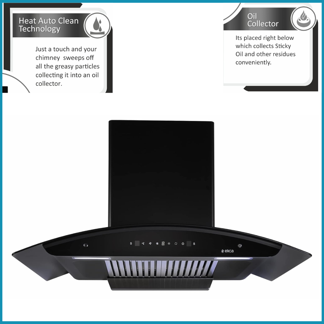 Elica 4 Burner 70 cm Hexa Ind Lotus Series Flexi Hob-Top 