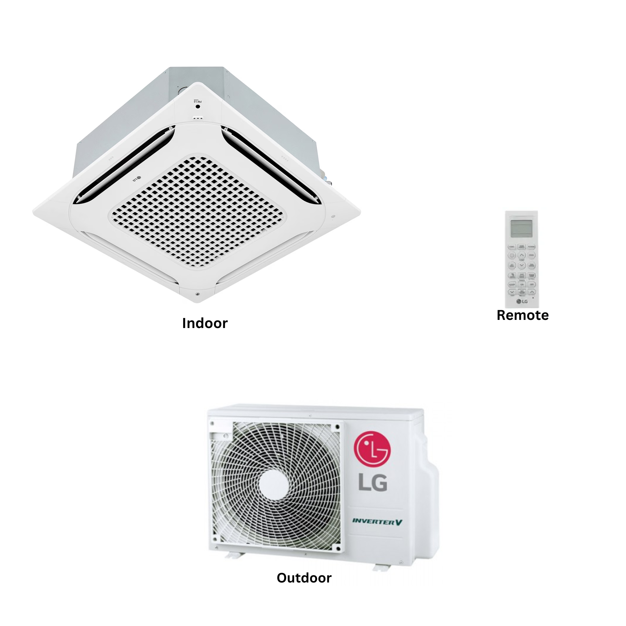 LG 2.5 Ton Inverter Ceiling Cassette Split Air Conditioner