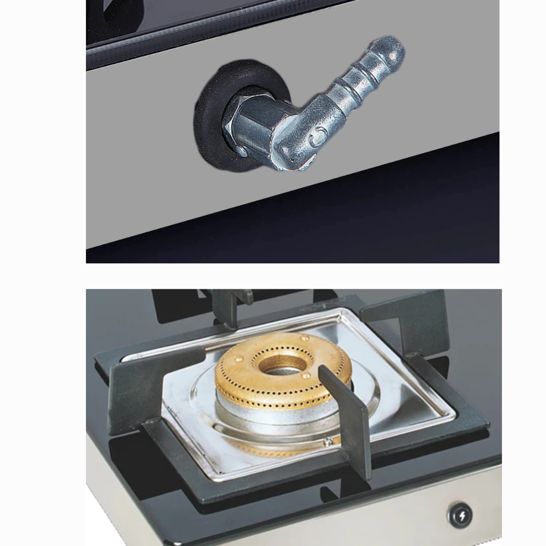 Glen 3 Burner Forged Brass Burner Cooktop - CT 1038 GT BB BL HF CP